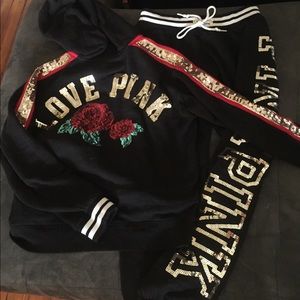 Pink small bling outfit